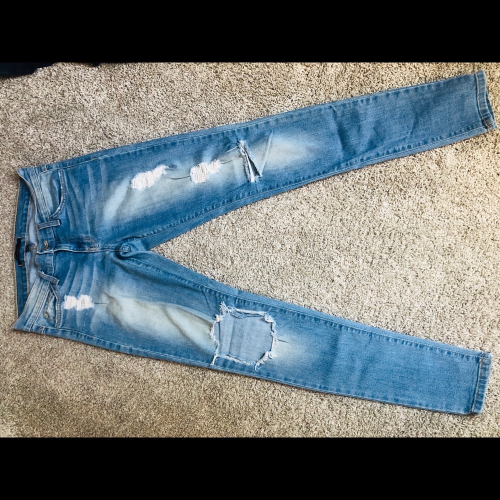 Flying Monkey skinny distressed jeans